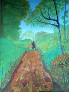 Christine P, Newmillerdam walk. Watercolour. 10.20.jpg